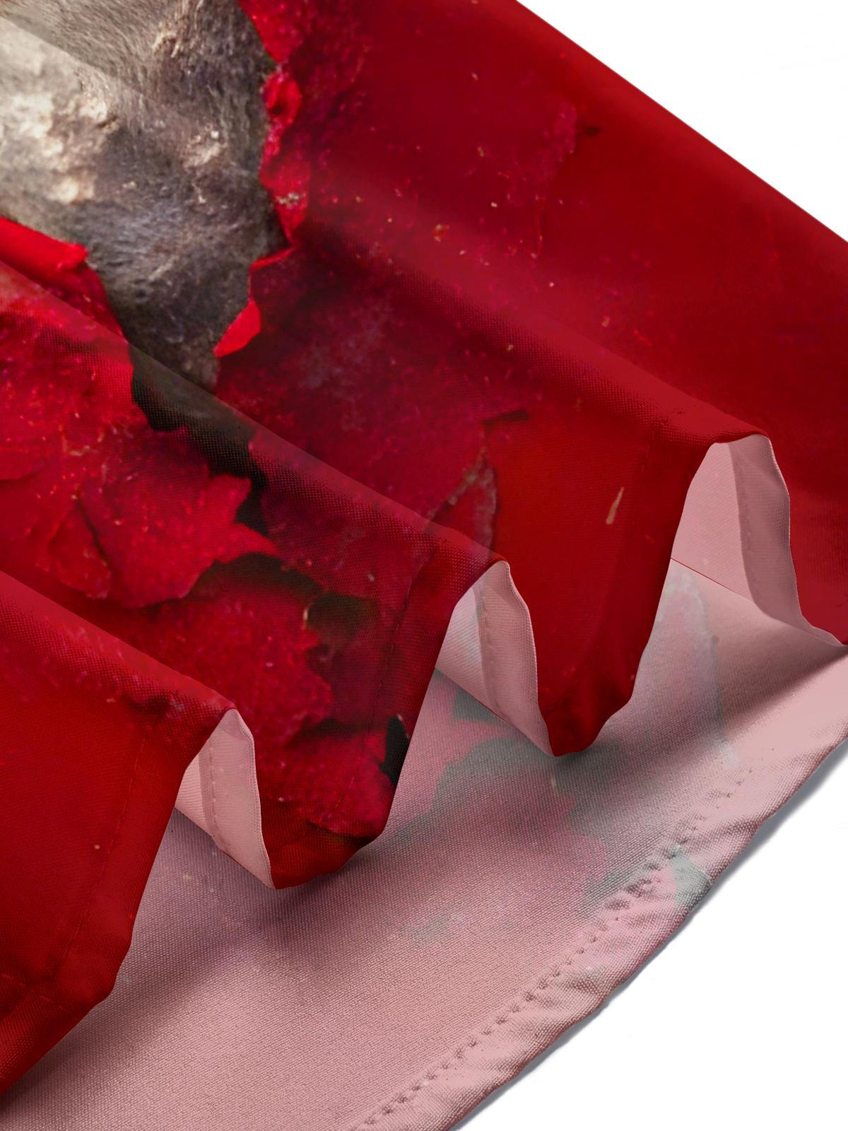 Funny Santa Claus Xmas Men's Pocket Long Sleeve Shirts