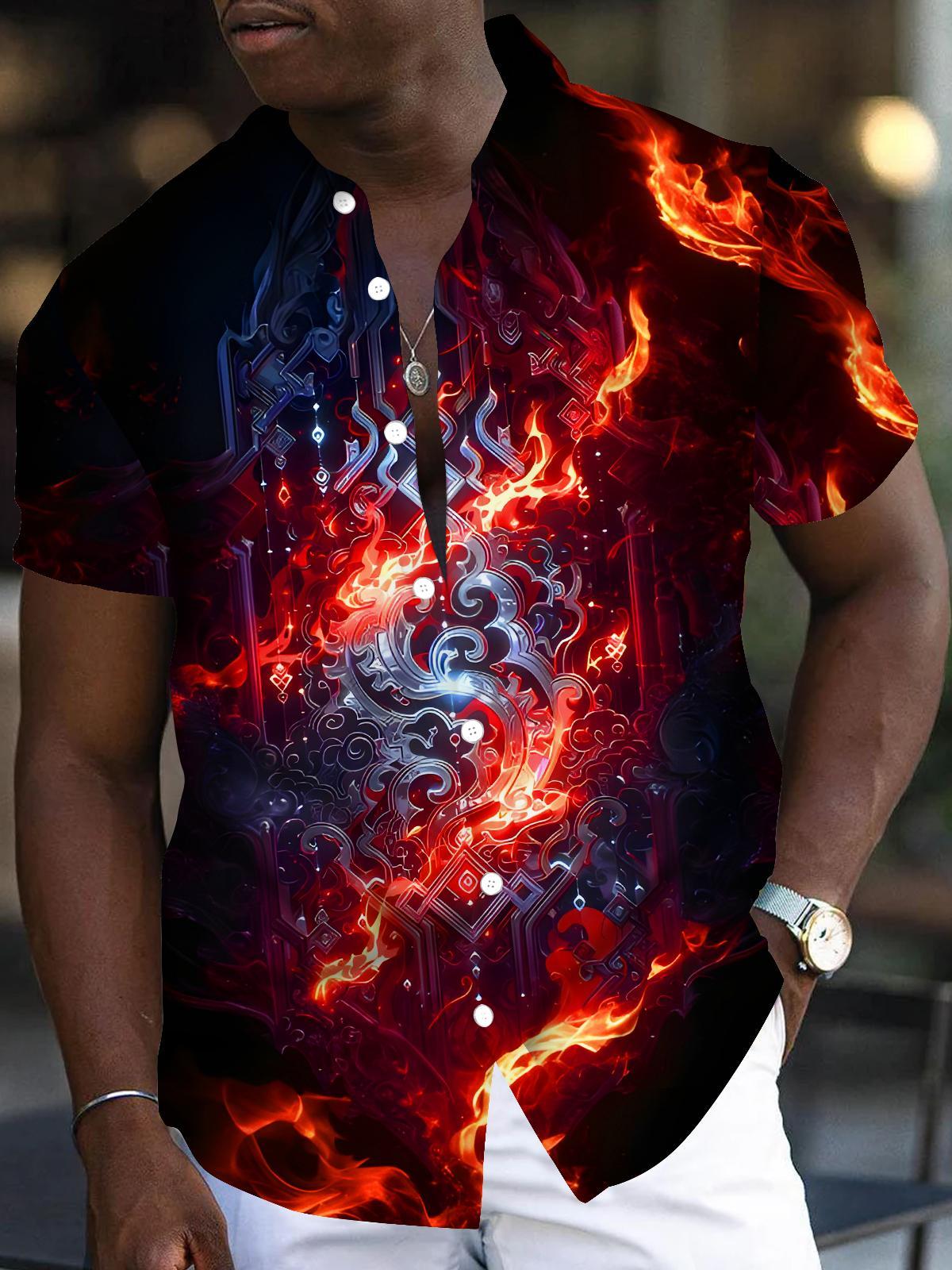 men's shirt front view