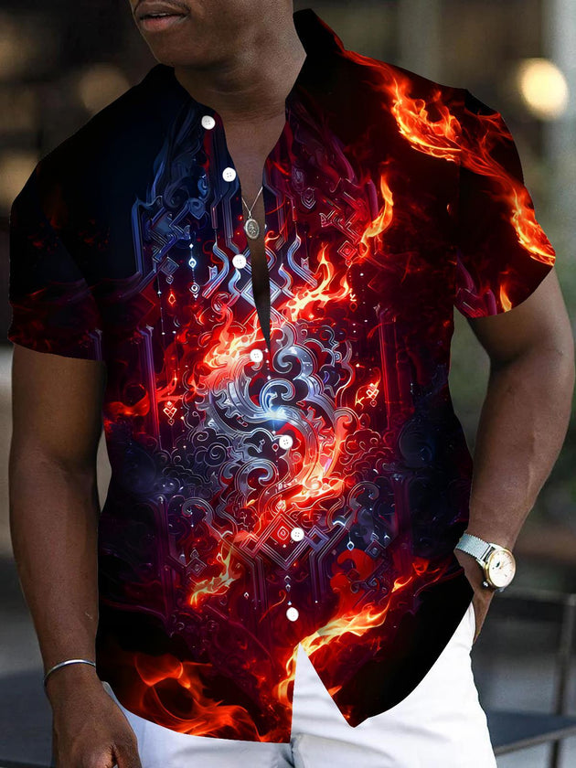 men's shirt front view