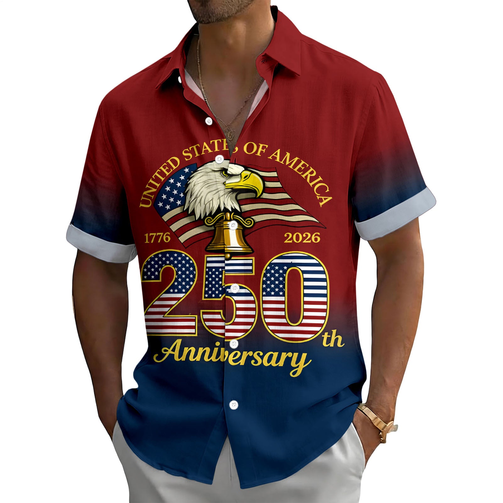 men's casual short sleeve flat lay shirt