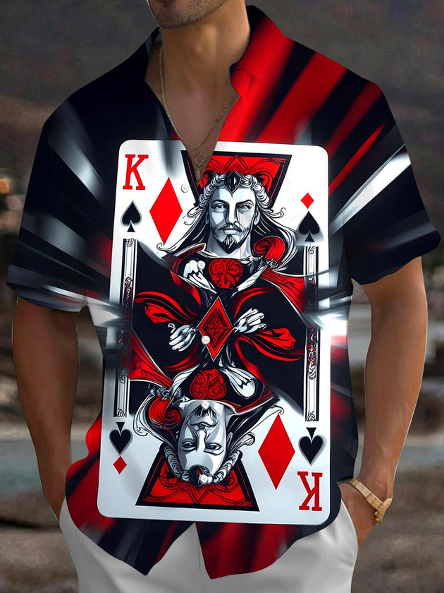 men's shirt front view