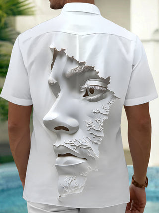 men's pocket shirt back view