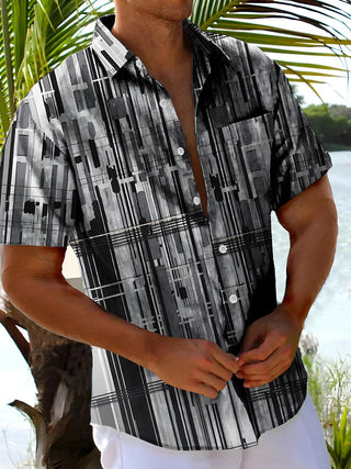 men's pocket shirt back view