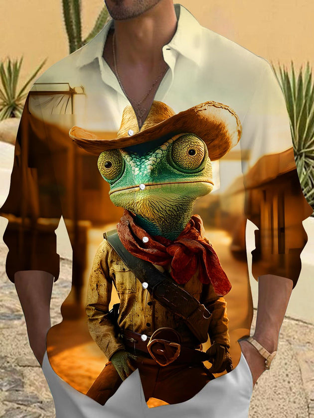 men's shirt front view