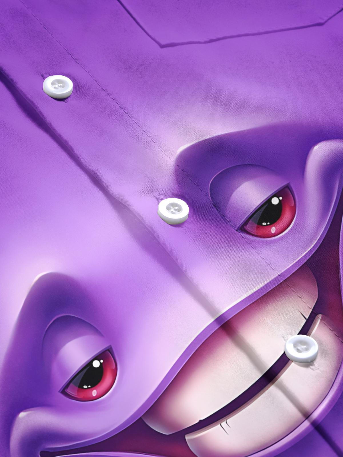 Funny Print Men's Pocket Short Sleeve Shirts