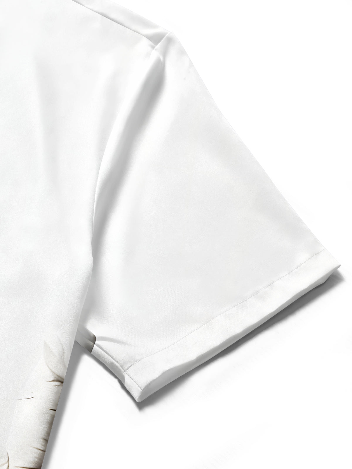 Art White Sloth Relief Men's Pocket Short Sleeve Shirts