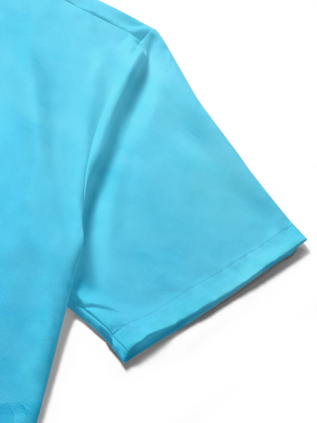 Parrot Print Men's Pocket Short Sleeve Shirts