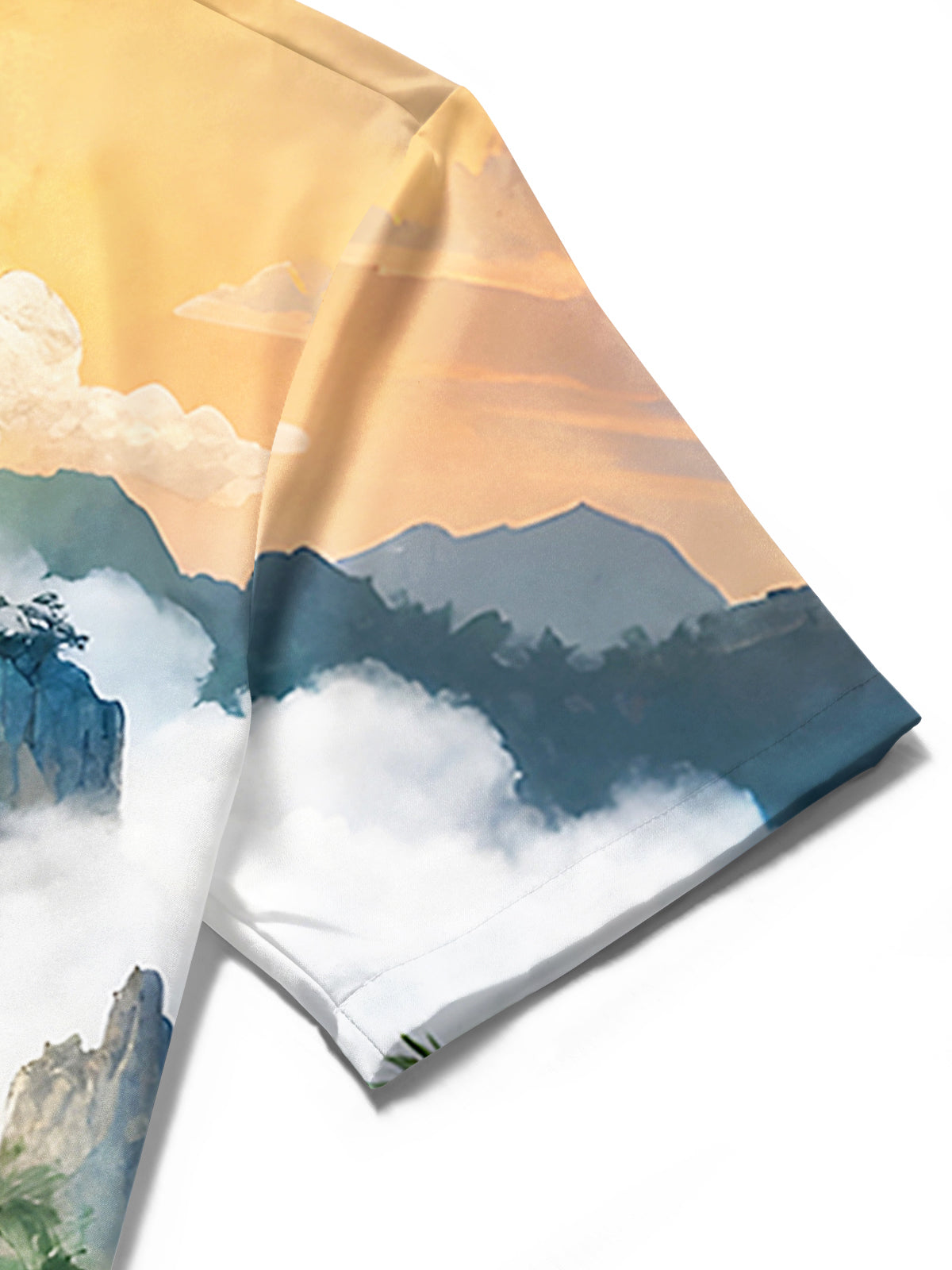 Forest Deer Men's Pocket Short Sleeve Shirts