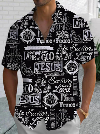 men's shirt front view