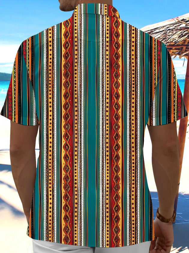 men's pocket shirt back view