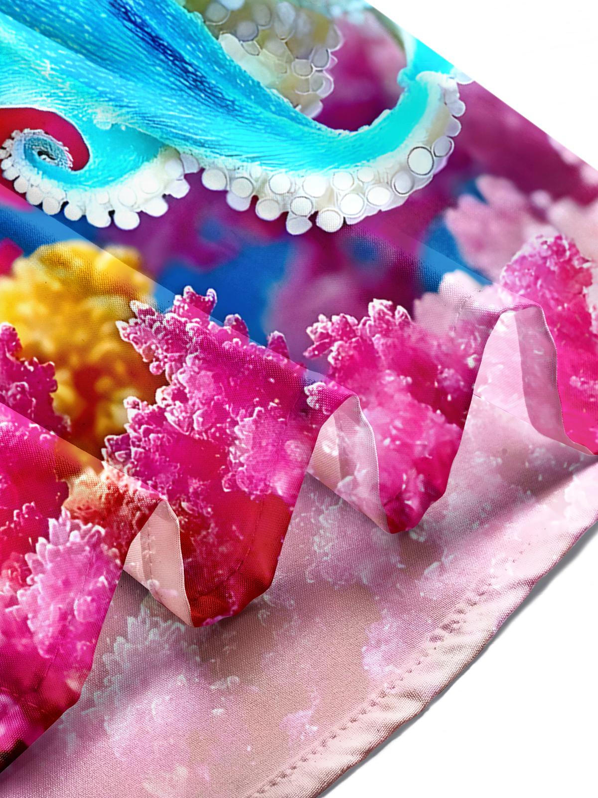 Octopus Men's Pocket Short Sleeve Shirts