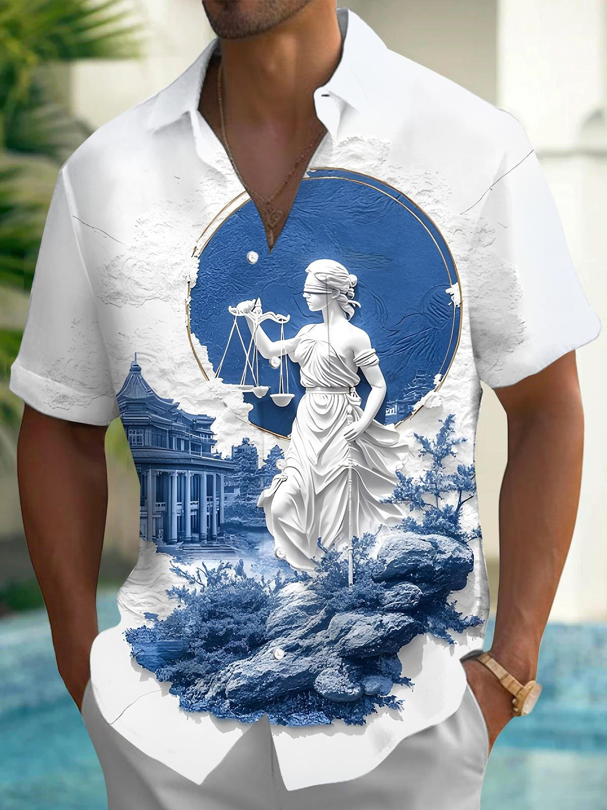 Themis Law Men's Pocket Short Sleeve Shirts