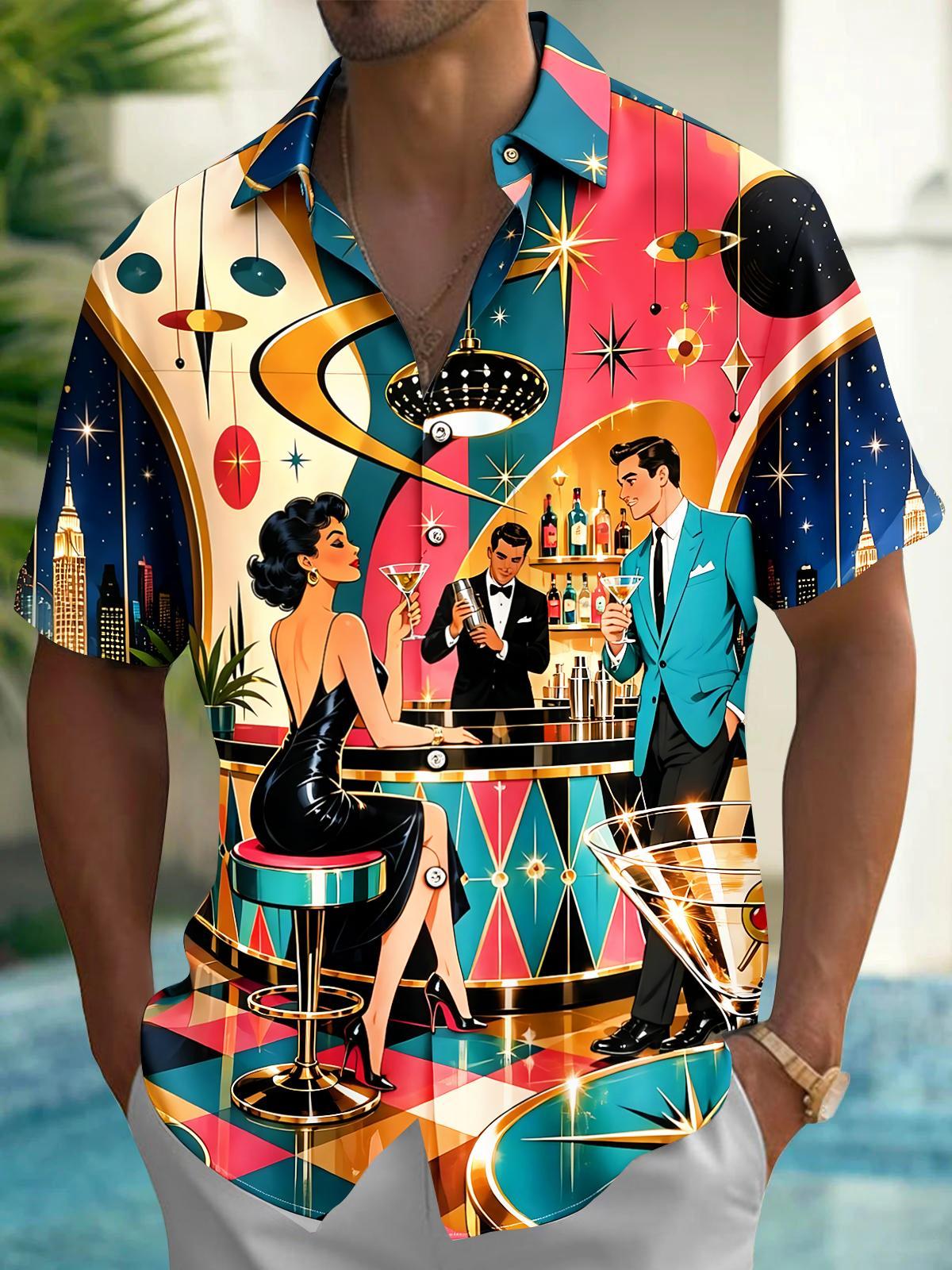 Vintage Men's Pocket Short Sleeve Shirts