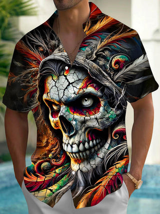men's Halloween shirt front view costume