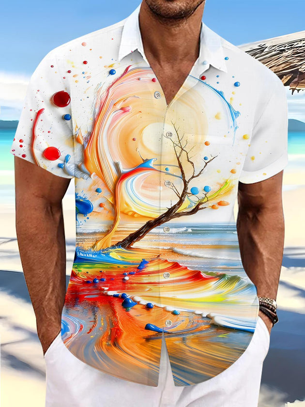 men's shirt front view