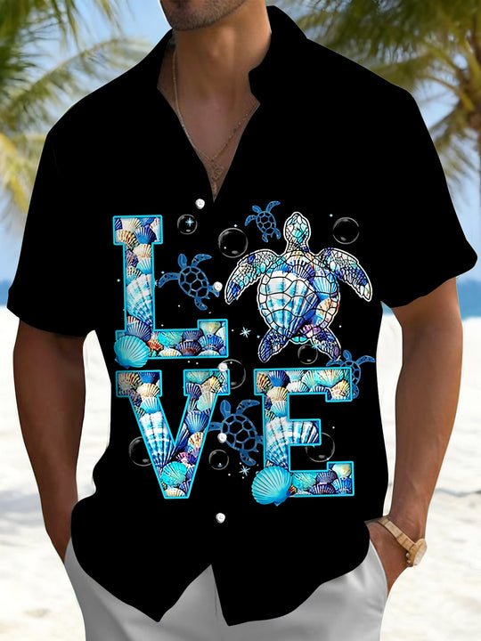 men's shirt front view
