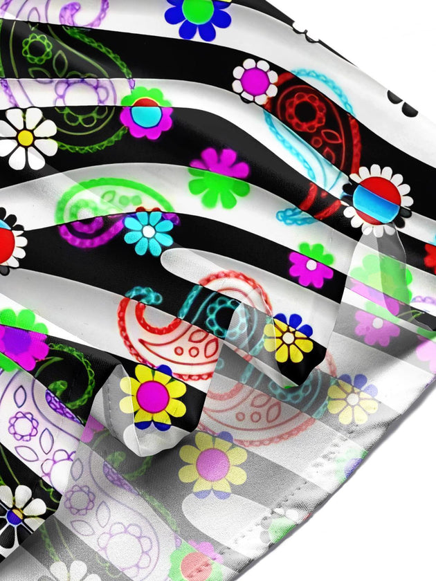 men's colorful floral shirt summer vacation