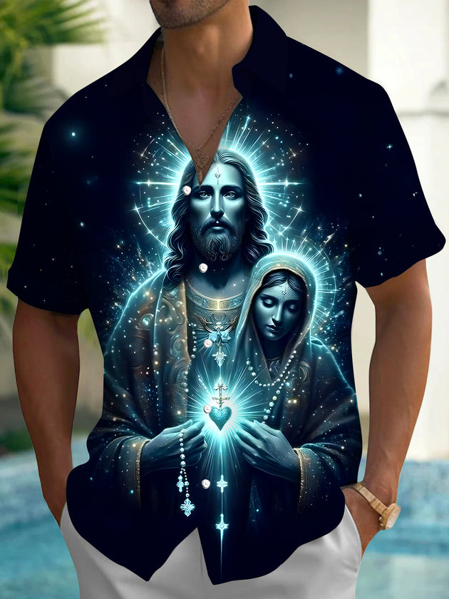 men's shirt front view