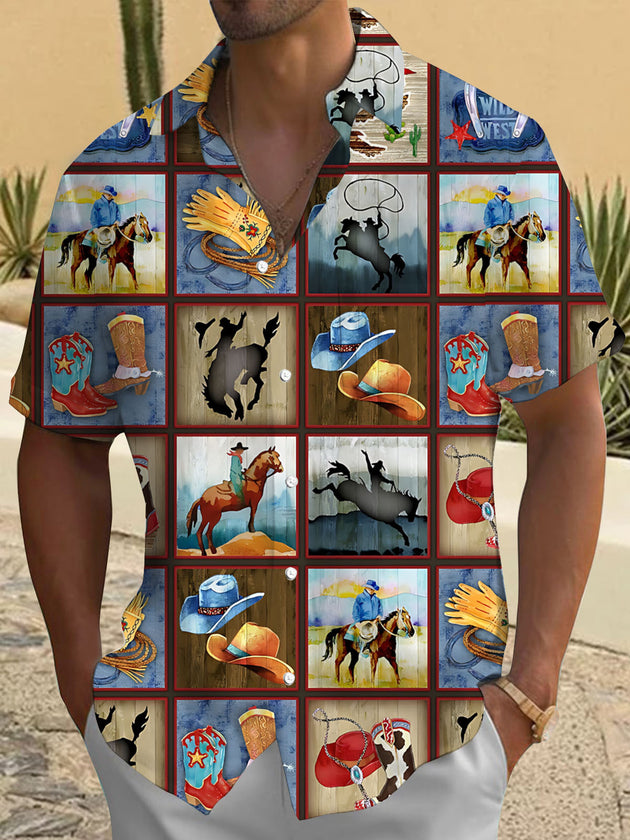 men's shirt front view