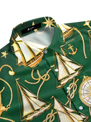 men's tropical shirt side view