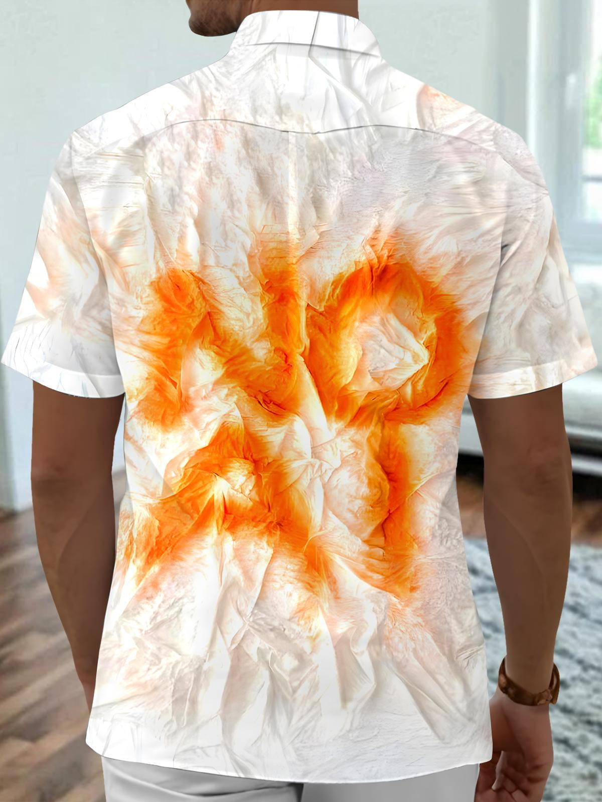 Funny Word No AI Men's Pocket Short Sleeve Shirts