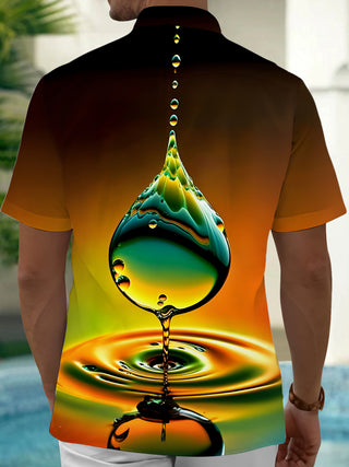 men's pocket shirt back view