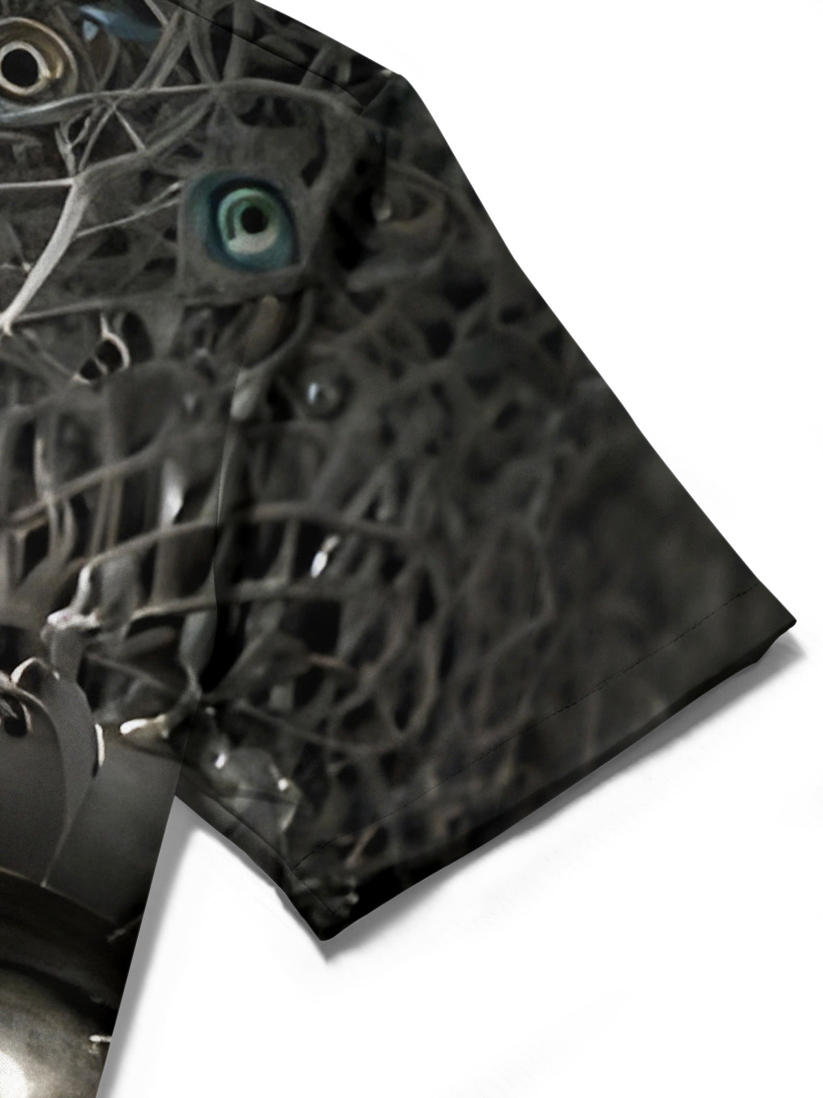 Funny Art Face Men's Pocket Short Sleeve Shirts