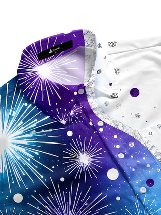 men's short sleeve shirt side view
