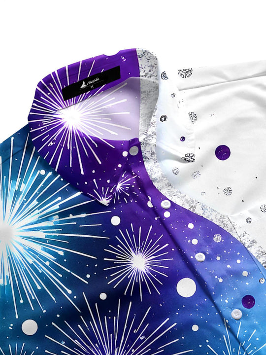 men's short sleeve shirt side view