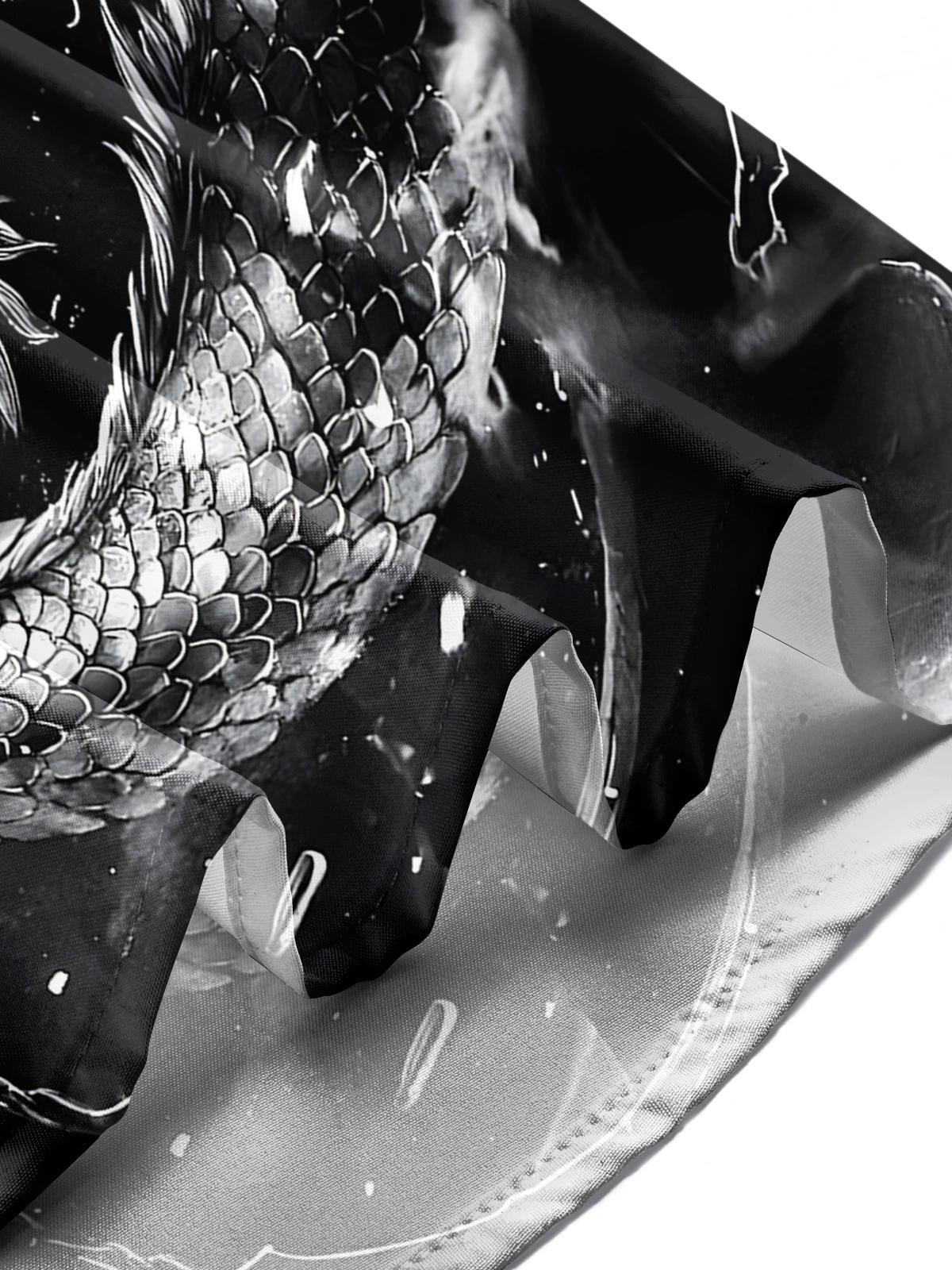 Dragon Men's Pocket Short Sleeve Shirts