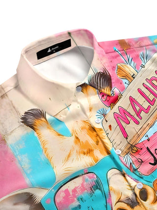 men's tropical shirt side view