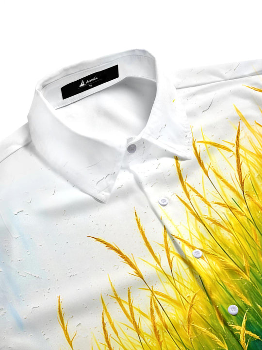 men's short sleeve shirt side view
