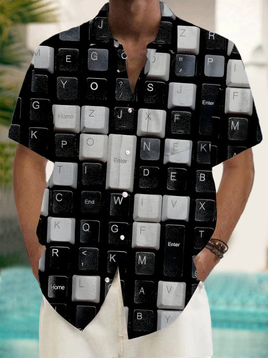men's shirt front view