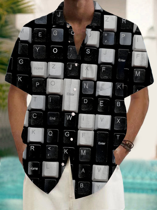 men's shirt front view