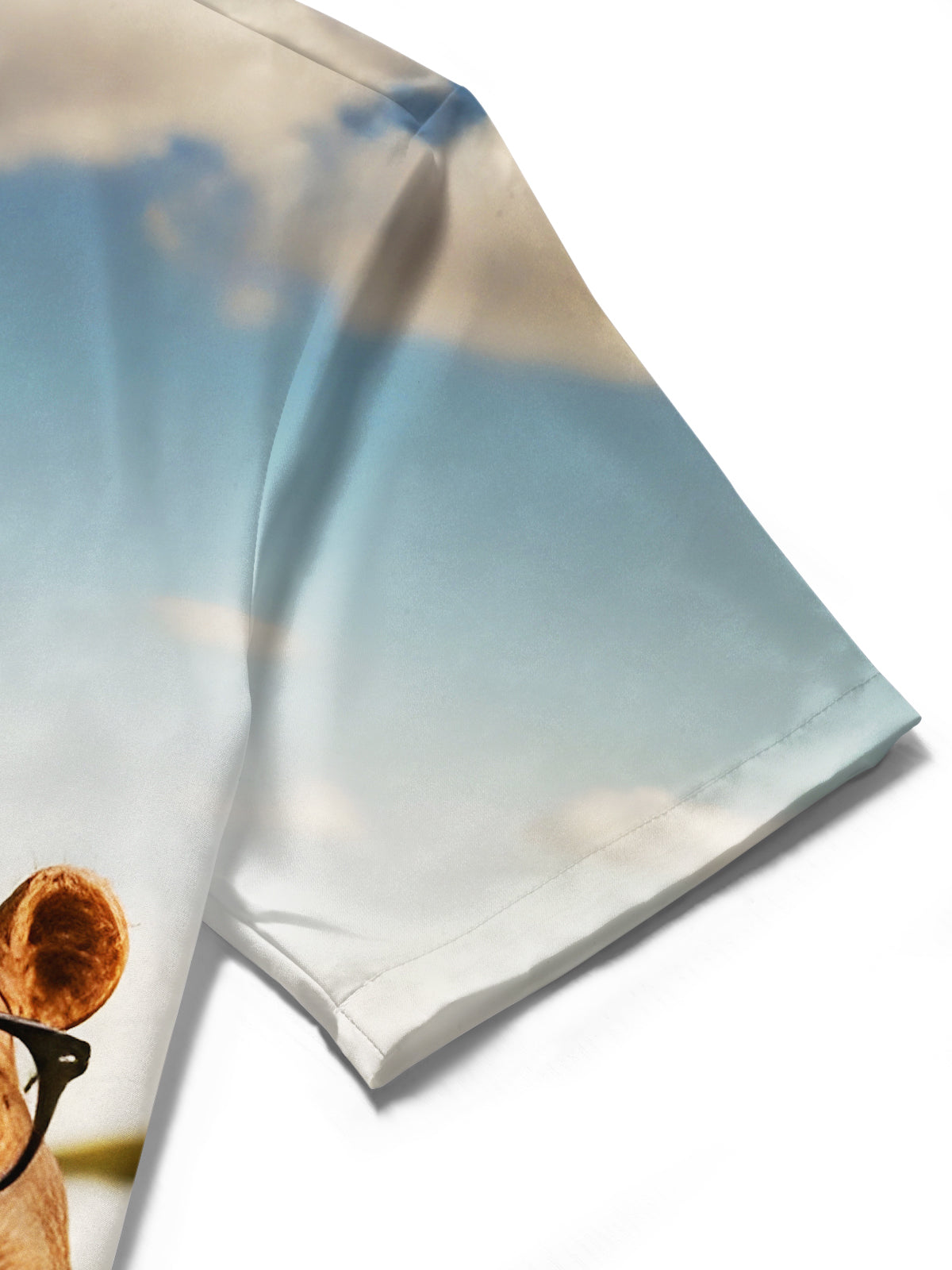 Funny Grinning Hippo Men's Pocket Short Sleeve Shirts