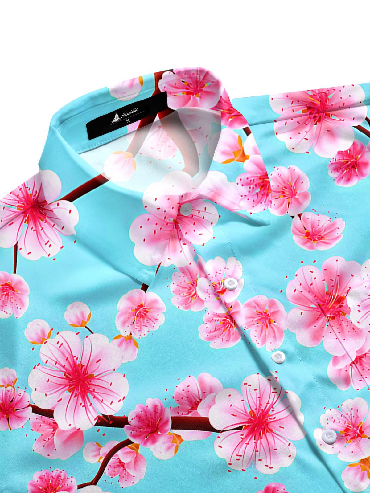 men's tropical shirt side view