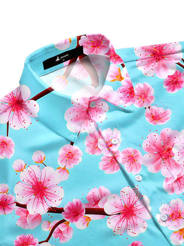 men's tropical shirt side view