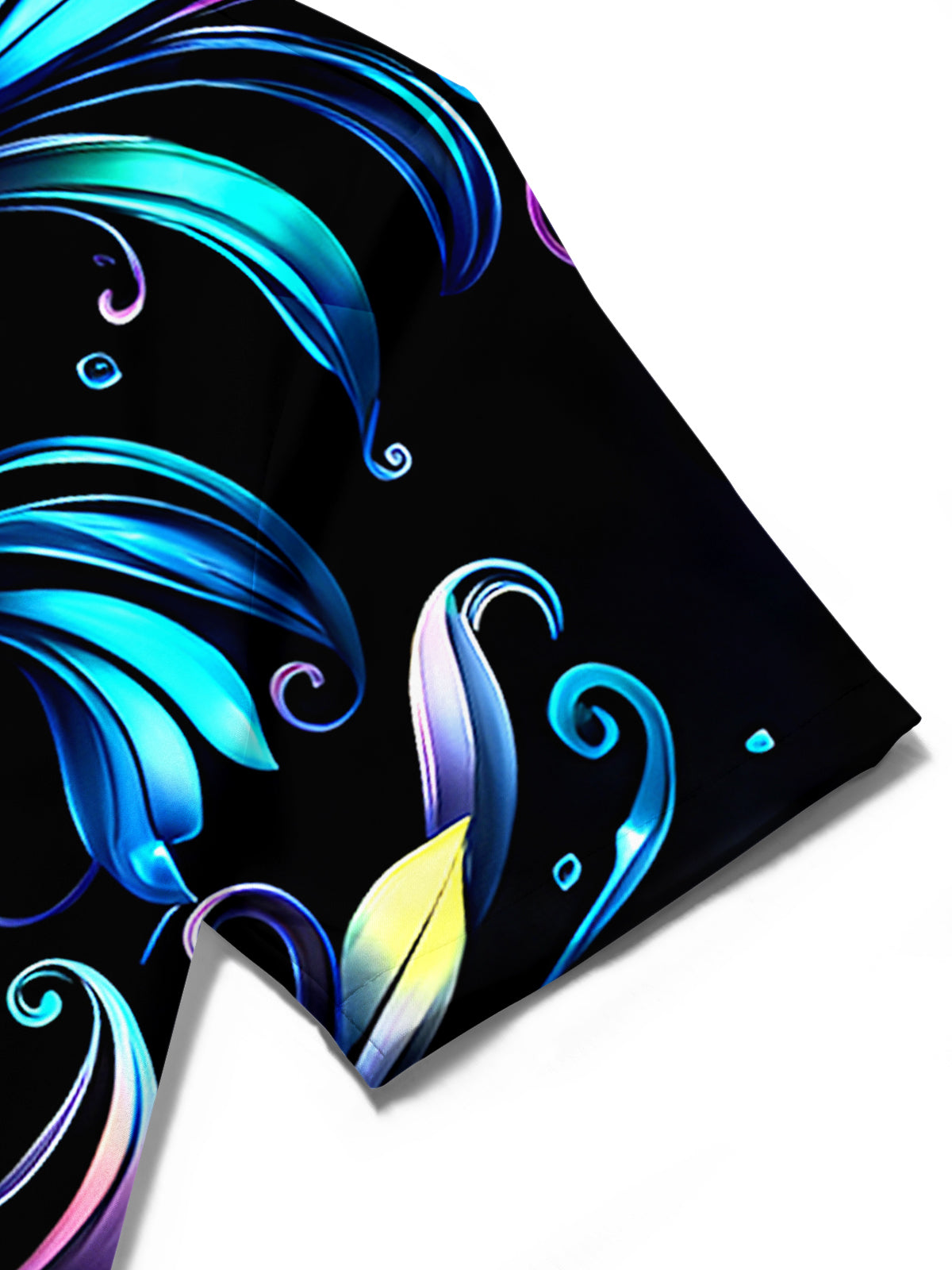 Floral Men's Pocket Short Sleeve Shirts