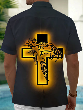 men's pocket shirt back view