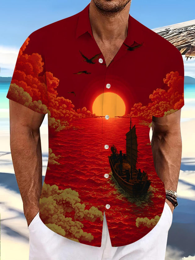 men's shirt front view