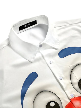Men's funny pocket half sleeve shirt side view