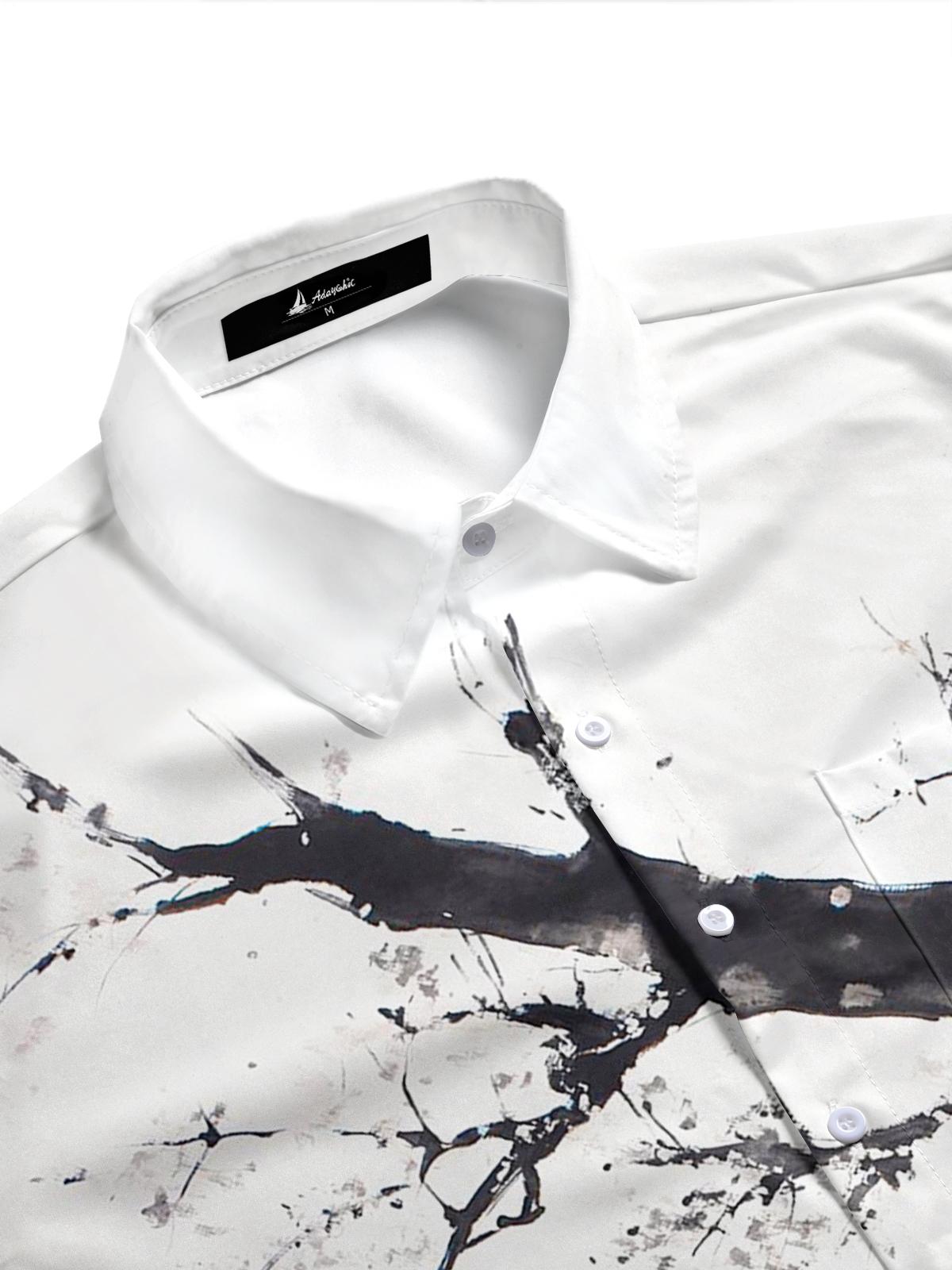 men's short sleeve shirt side view