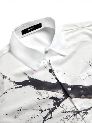 men's short sleeve shirt side view