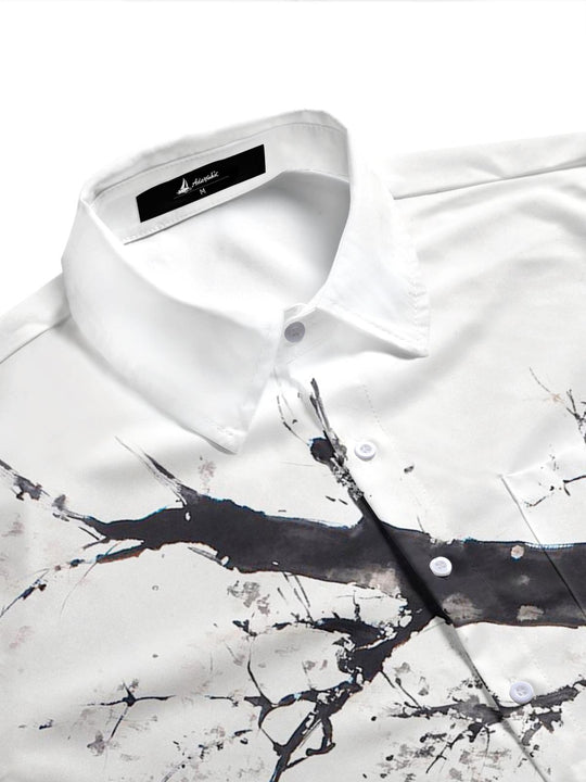 men's short sleeve shirt side view