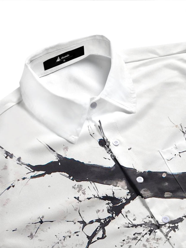 men's short sleeve shirt side view
