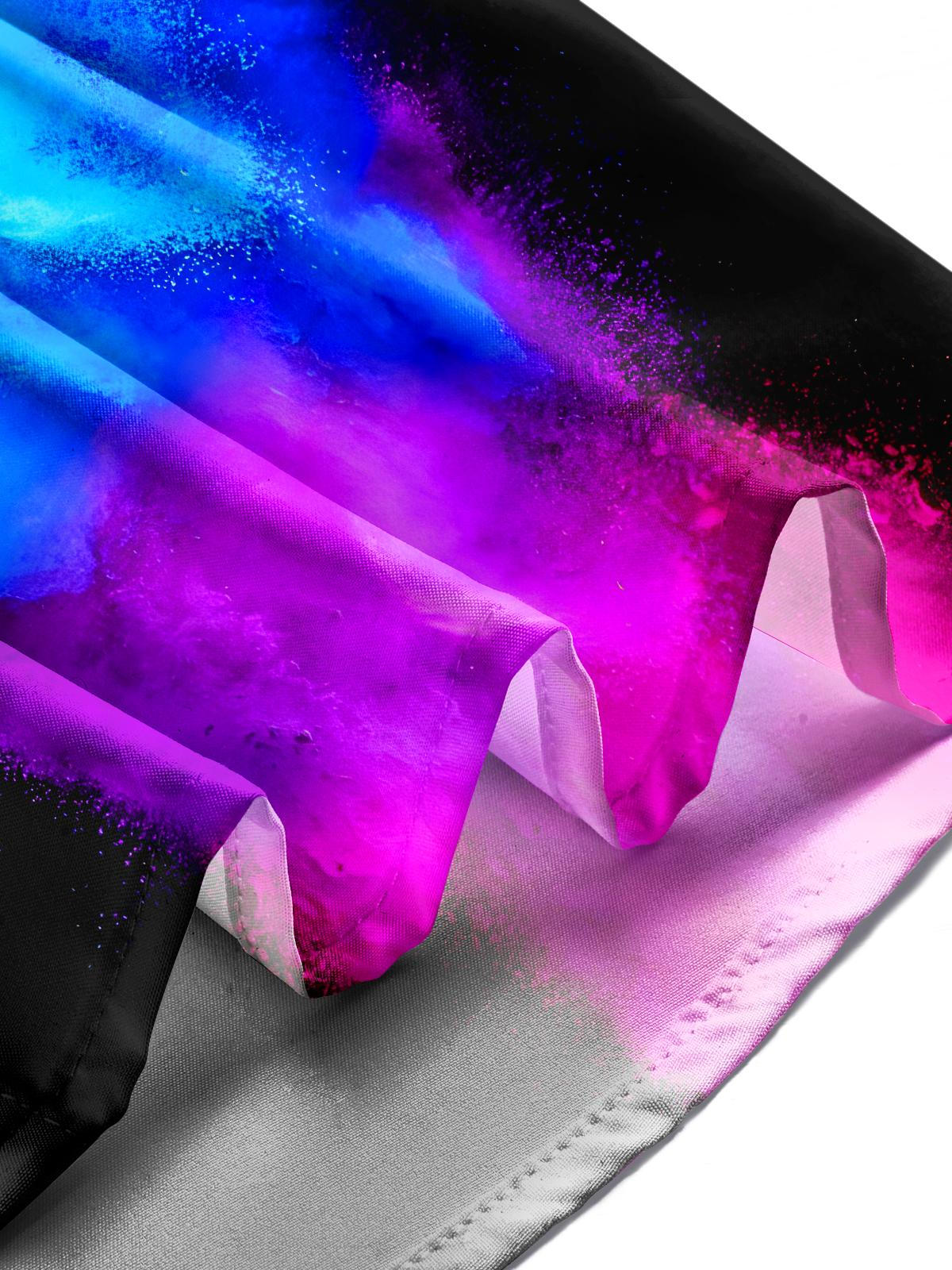 Tie Dye Men's Pocket Short Sleeve Shirts