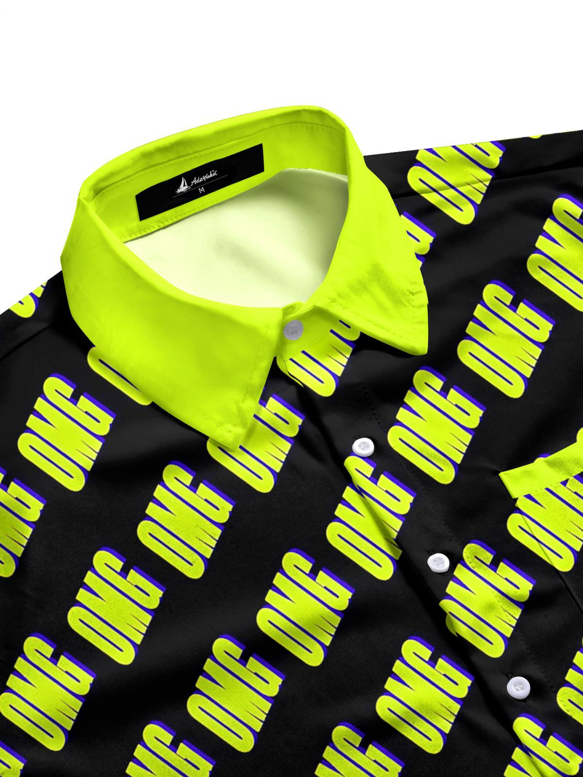 OMG Men's Pocket Short Sleeve Shirts