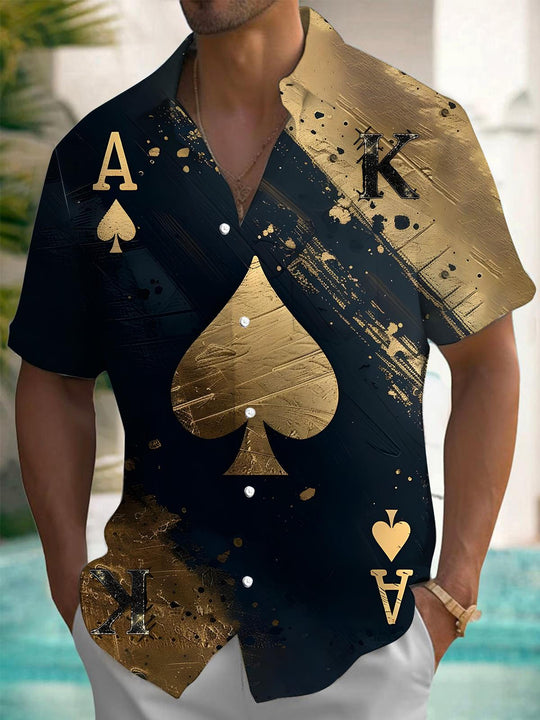 men's shirt front view