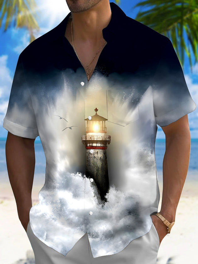 men's shirt front view