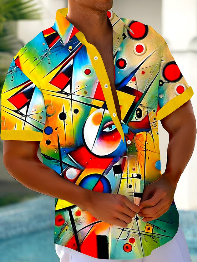 men's shirt front view